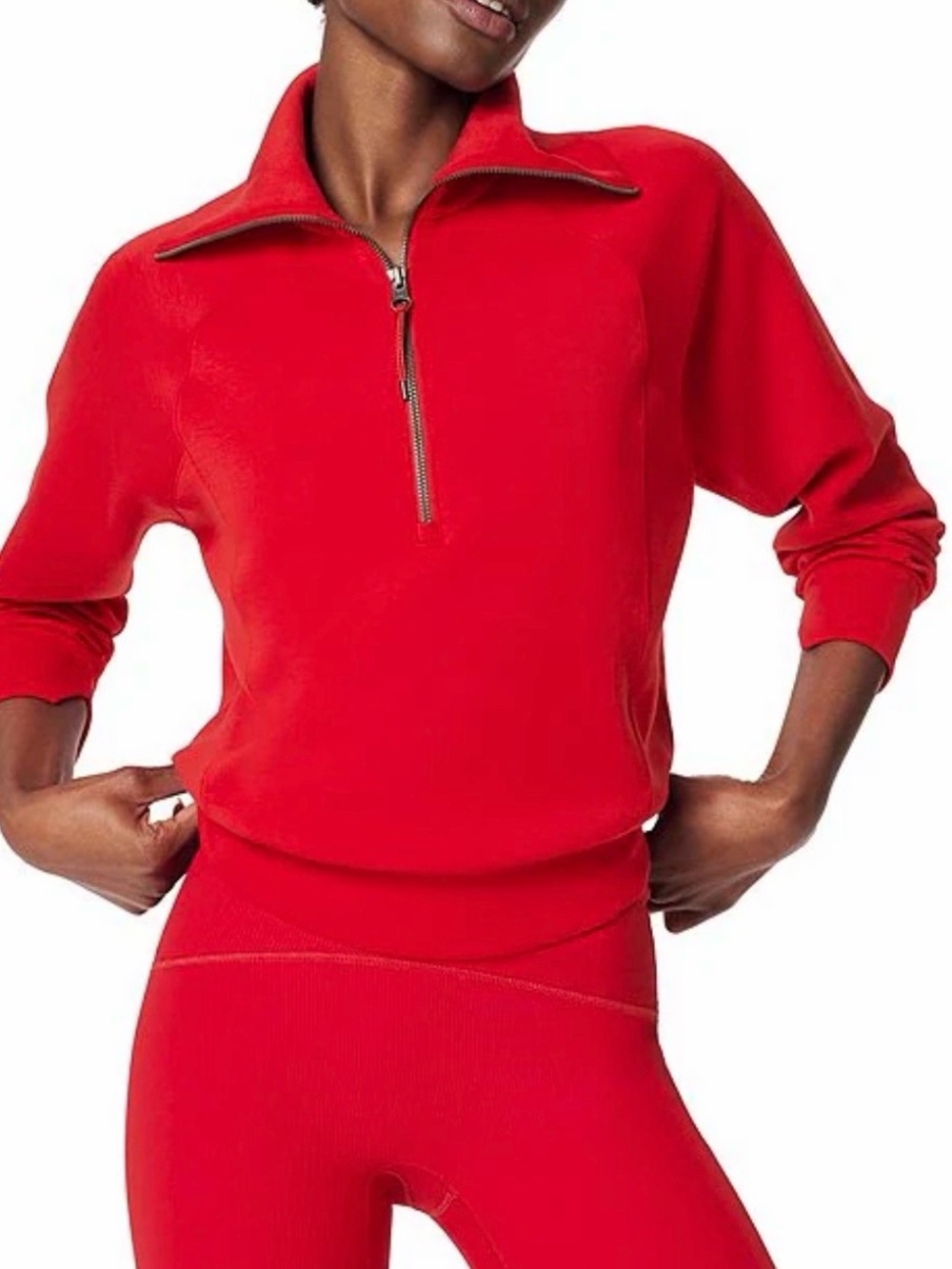 SPANX AirEssentials® Coordinating Long Sleeve
Half Zip Jacket